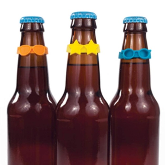 Brand New TrueZoo Multicolor Beernoculars Bottle Markers - Picture 3 of 3